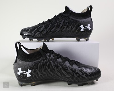 Under Armour Spotlight Lux MC Black Football Cleats Mens Size 13.5