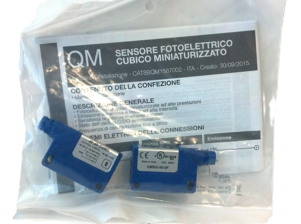 AutomationDirect QMRHD-0P-0F 10-30 VDC Photoelectric Through-Beam Sensor Pair - Image 3 of 3