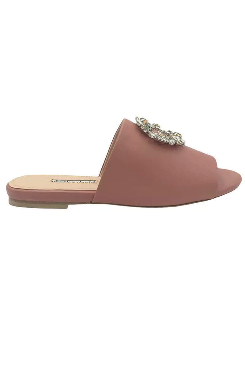 Charles david leather slide best sale sandals