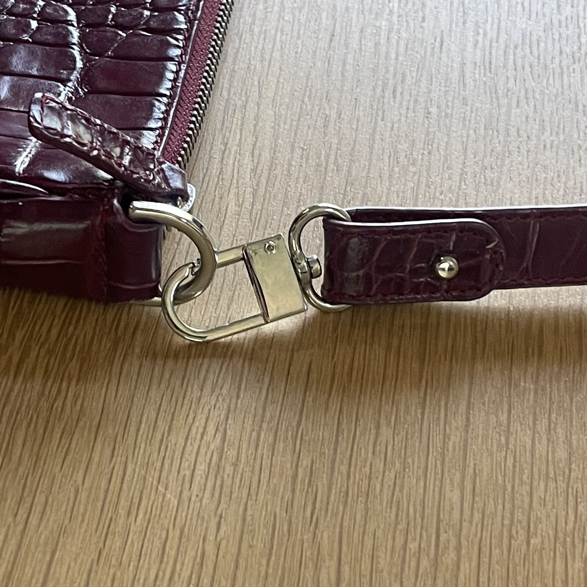 ハンドバッグ by FAR HAND BAG (20CRMIRANEDSMA NUTELLA) BY-FAR-Mini-Bag-Nutella-Croco-