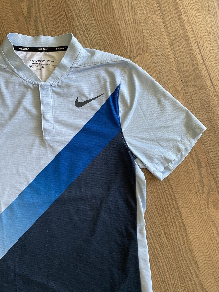 collarless golf shirts nike