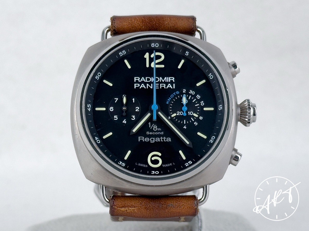 Panerai PAM00343 PAM 343 Radiomir Regatta 1/8th Second Titanium SE
