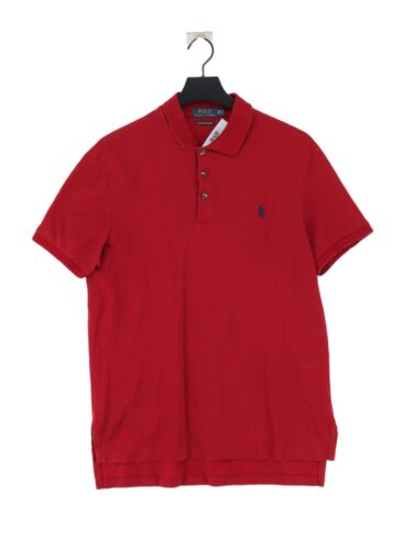 Polo para hombre Ralph Lauren rojo algodón con elastano básico - Imagen 1 de 5