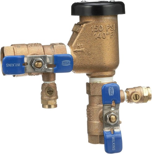 Wilkins 34-710 3/4" Bronze Pressure Vacuum Breaker Assembly - Safe Water Supply - Picture 6 of 9