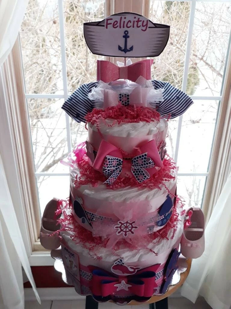 Fishing theme diaper cake  Baby shower fishing, Baby diaper cake, Fishing  baby shower theme