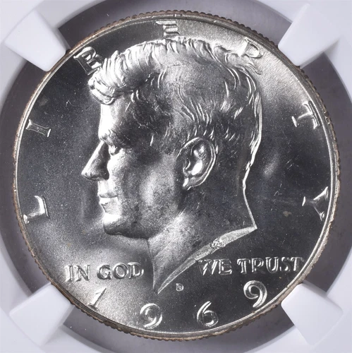 1969-D Kennedy Half Dollar - NGC MS65 