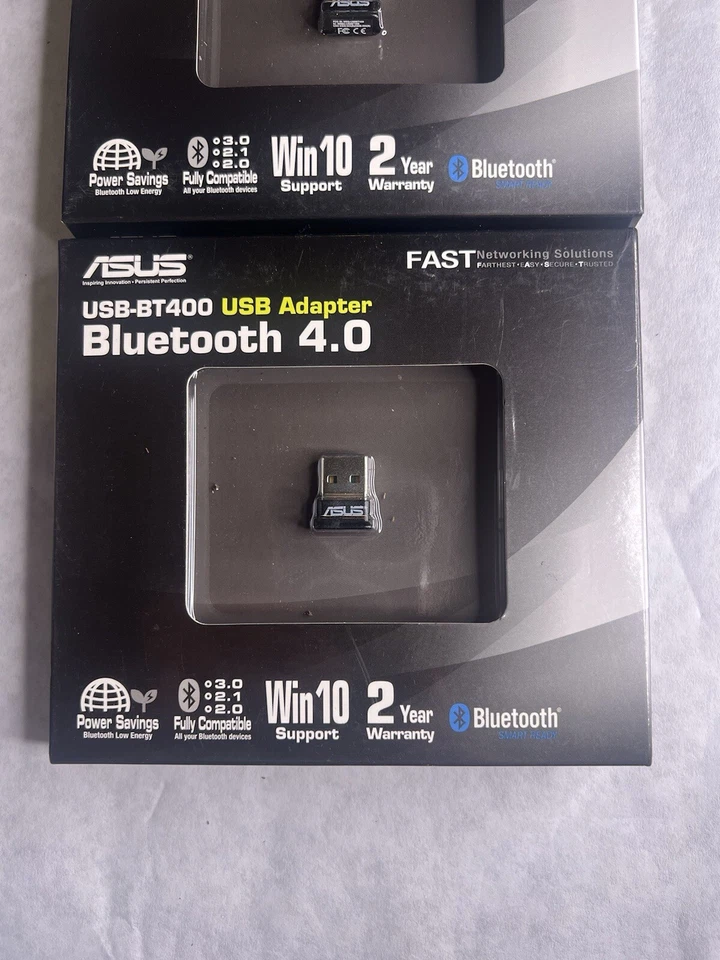 3 New Asus USB-BT400 USB Bluetooth 4.0 Adapter - Image 2 of 4