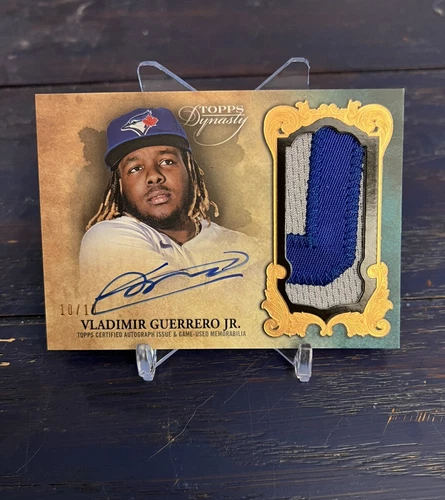 2022 Topps Dynasty - Autograph Patches Vladimir Guerrero Jr. #DAP-VGJ8 /10