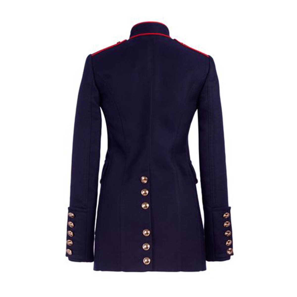 Navy Blue Military Jacket Women, Military Jacket Style Womens Enjoy 20% Off