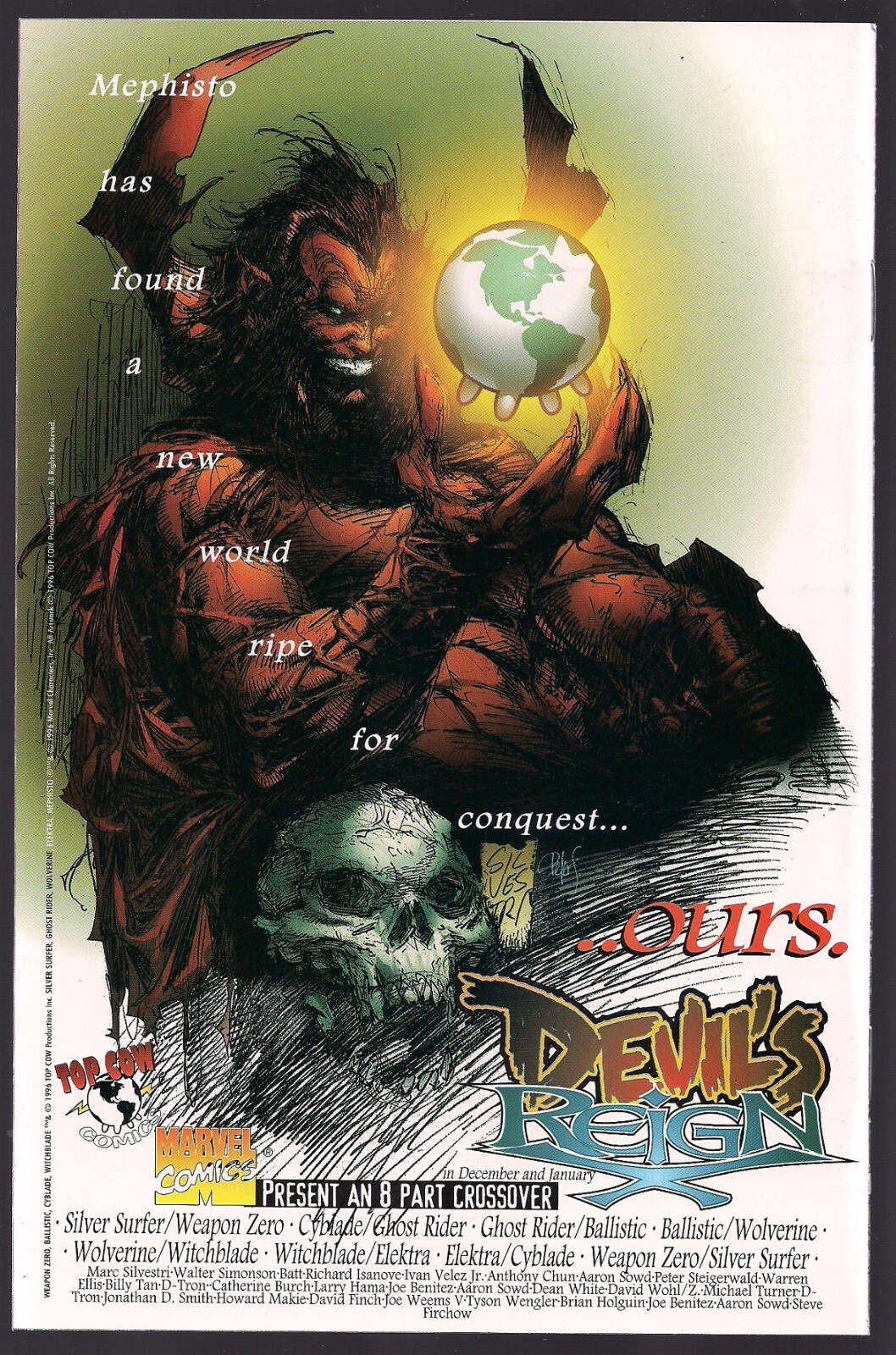 DARKNESS THE #1 TOP COW IMAGE 1996 GARTH ENNIS  MARC SILVESTRI ART 1ST PRNT VFNM