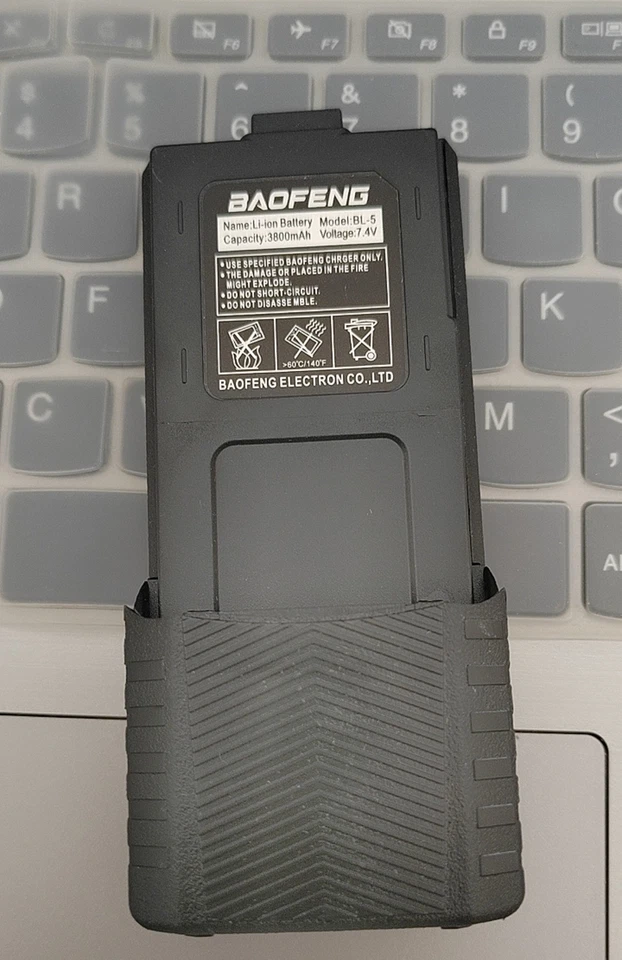 NEW BAOFENG BL-5 7.4V Extended 3800mAh Battery for UV-5R BF-F8 UV-5R+ 2PCS - Image 2 of 4