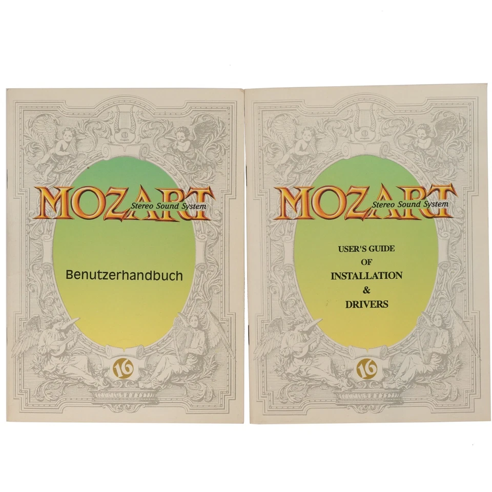 Mozart Stereo Sound System Benutzerhandbuch  / User's Guide | Deutsch + Englisch