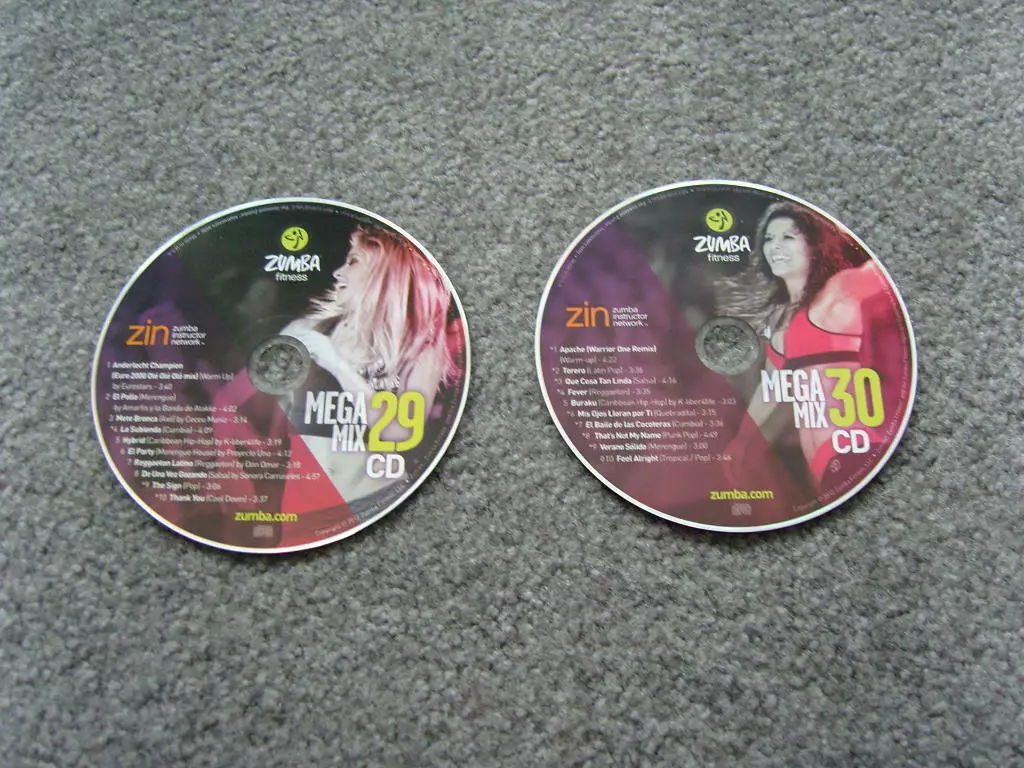 ZUMBA FITNESS VOLUME 29 & 30 MEGAMIX CD - 2-CD SET