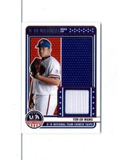 2023 Panini USA Stars & Stripes Jersey #U18-YEW Yen-En Wang RC Chinese Taipei