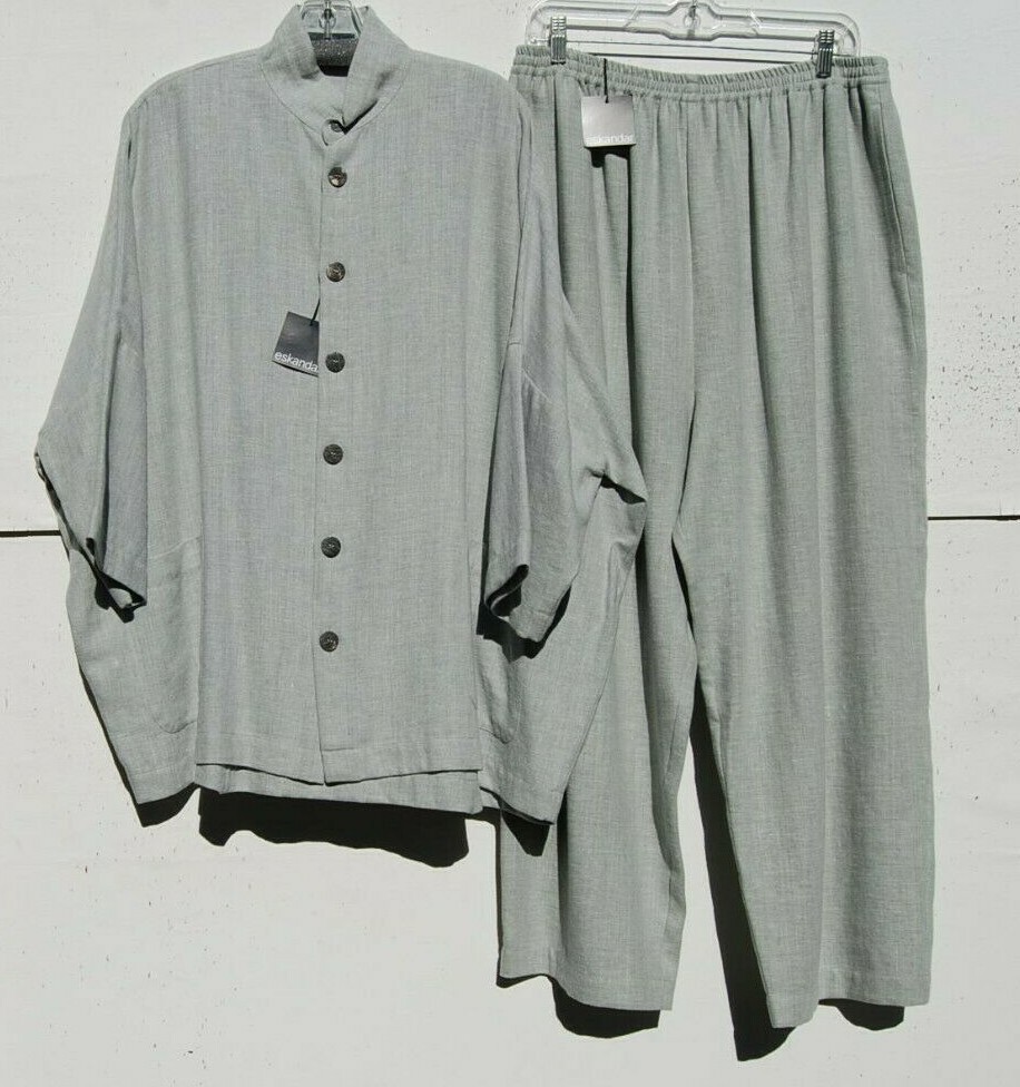濃紺1サイズ 激レア ロング丈 90s Eskander Band collar 濃紺1サイズ 激レア ロング丈 90s Eskander Band collar