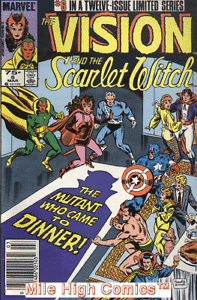 VISION/SCARLET WITCH (1985 Series) #6 NEWSSTAND Near Mint Comics Book Tania, ograniczona WYPRZEDAŻ