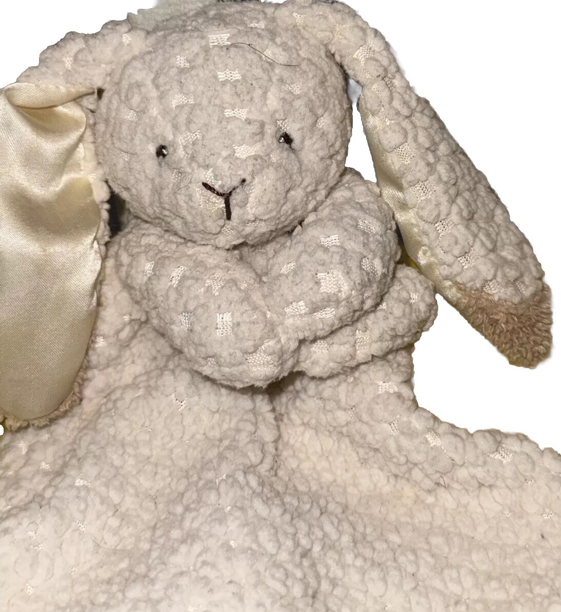 Mary Meyer Bunny Rabbit Plush Ivory Tan Lovey Fleece 12