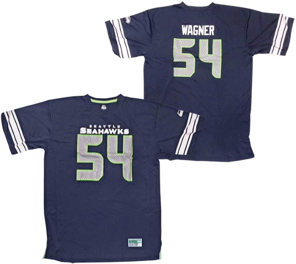 Bobby Wagner Seattle Seahawks Navy Big Tall Hashmark Jersey T