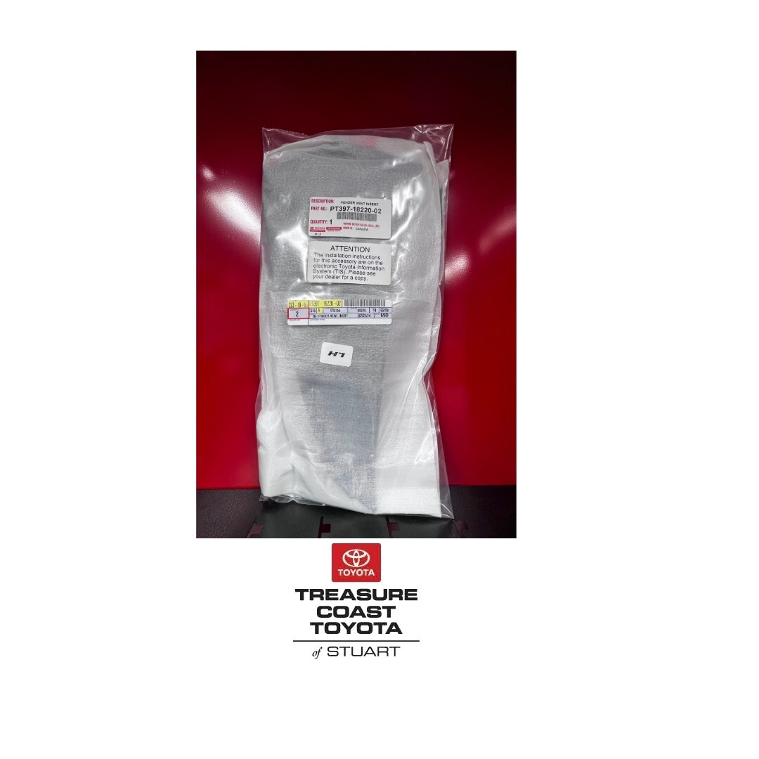 NEW OEM 2022-2024 TOYOTA GR 86 FENDER VENT INSERT | eBay