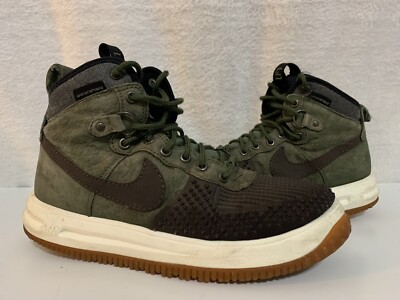 Nike Lunar Force 1 Duckboot shoes Olive Green High-Top Boots Size 9.5 s-l400.jpg main image 3
