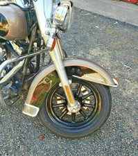 Harley Davidson OEM Heritage SOFTAIL  Black 9 Spoke Wheels MAG PKG BEST On eBay