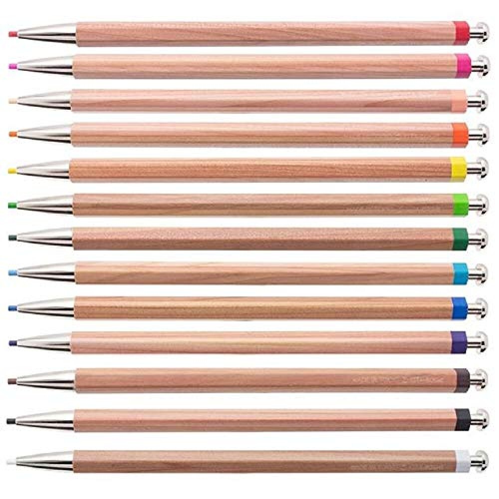 Kitaboshi 2mm Mechanical Colored Pencil 13 Color Set OTP-IE13 MADE IN TOKYO