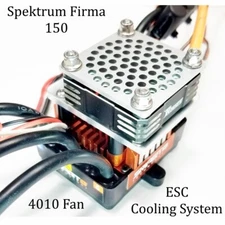 RCP Xtreme Cool Spektrum Firma 150 esc Cooling Fan System 40mm Fans JR Wire