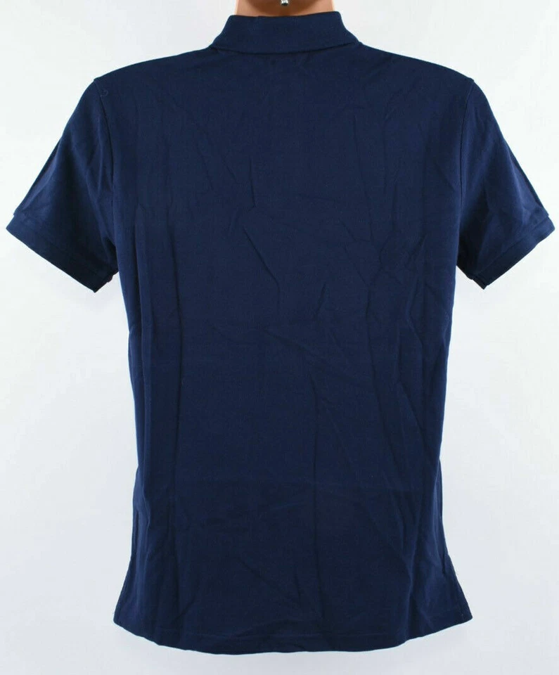 *NEU: Polo by Ralph Lauren Custom Slim Fit Panel Logo Polo-Shirt, navy, Gr. XL * - Bild 3 von 4
