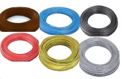 Fil électrique souple HO7-VK 4 -6 -10 -16 -25 -35mm² - 2-5-10-20 m cinq Couleurs - Photo 1/4