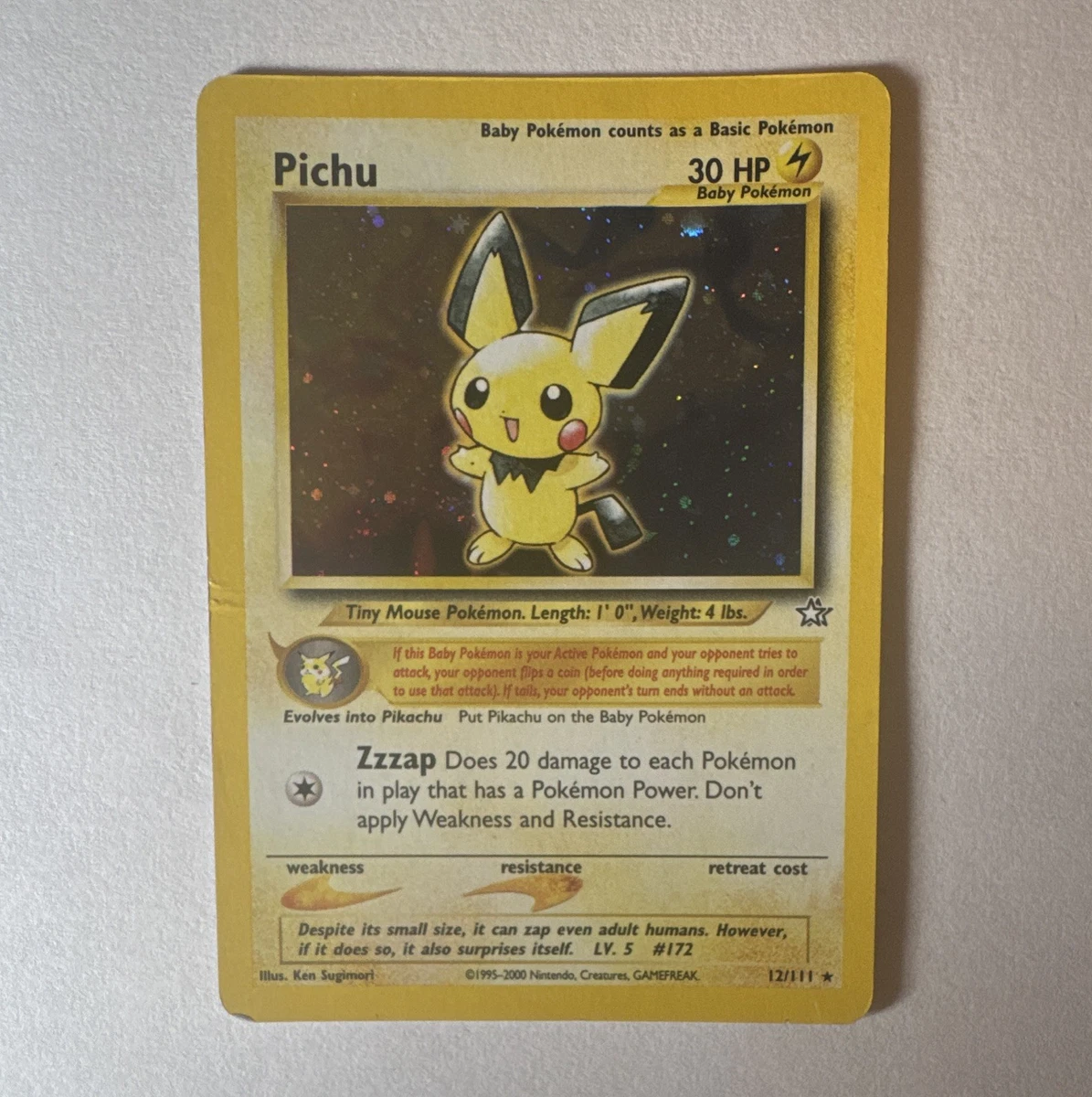 Pichu 英語版 12/111 Pichu 12/111 Neo Genesis for sale | eBay