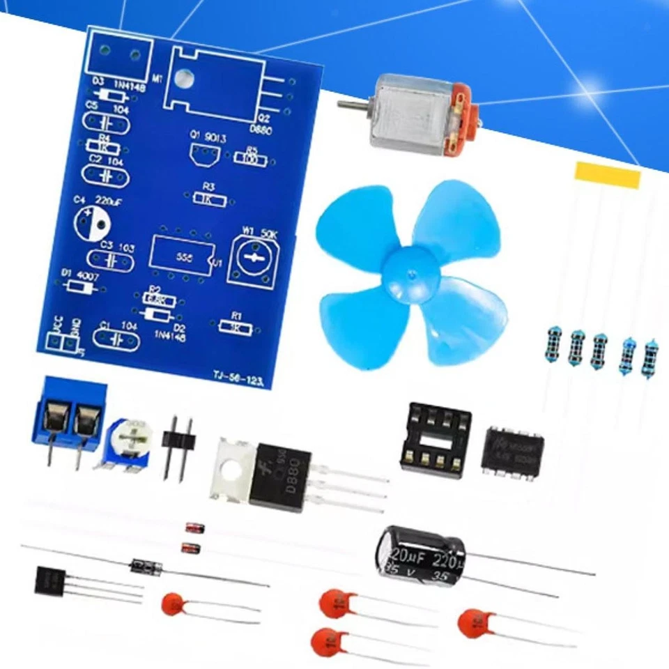 Fan 555 Motor Speed Controller Welding Low Voltage Practical Speed Regulator - Image 3 of 4