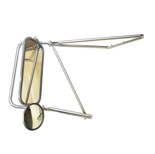 70’s 80’s 90’s Ford Big Truck F600 F700 Sideview Tow Mirror & Bracket Driver OEM