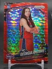 Georgia Amoore - 2025 Panini Prizm WNBA Red Pulsar /299 SSP MYSTICS RC Rookie