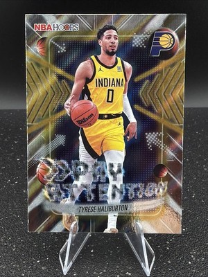 2025-26 Topps NBA Hoops Pay Attention Rainbow #PA-5 Tyrese Haliburton