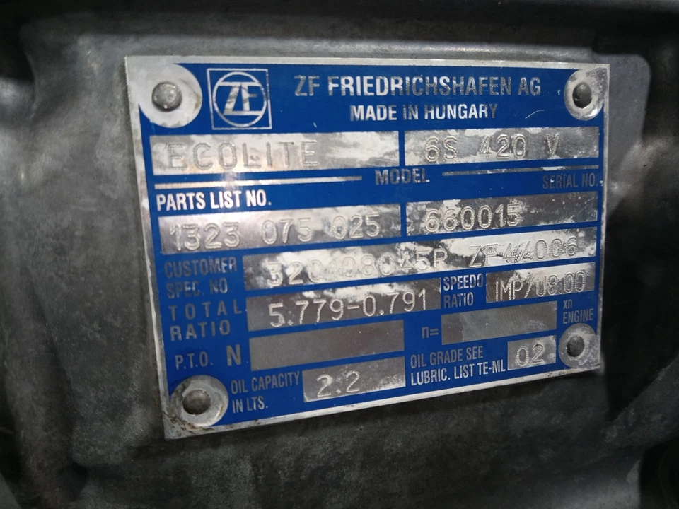 6S420V GETRIEBE / M1-B3-142 / 660015 / 2426590 FÜR RENAULT MASTER KIPPER L2H1 3, - Image 2 of 4