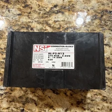 NSi AL-P2-H12 Power Distribution Block, 2 Primary, 12 Secondary, 620 Amp, 600Vac