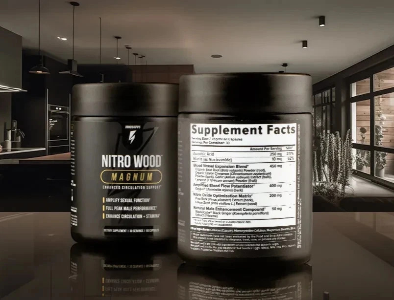 Nitro Wood MAGNUM InnoSupps #Enhance Male Sexual Stamina Performance - 60 CAP