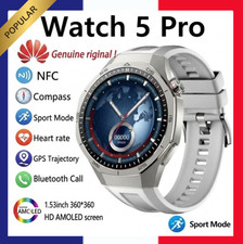 Montre Connectée Homme 2026 | Écran AMOLED 360x360 | Appels Bluetooth, GPS, NFC
