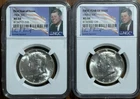1964 P & D Silver Kennedy Half Dollar MS64 NGC 90% Silver. First Year Of Issue