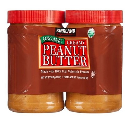 Kirkland Signature Organic Peanut Butter, 28 oz, 2-pack