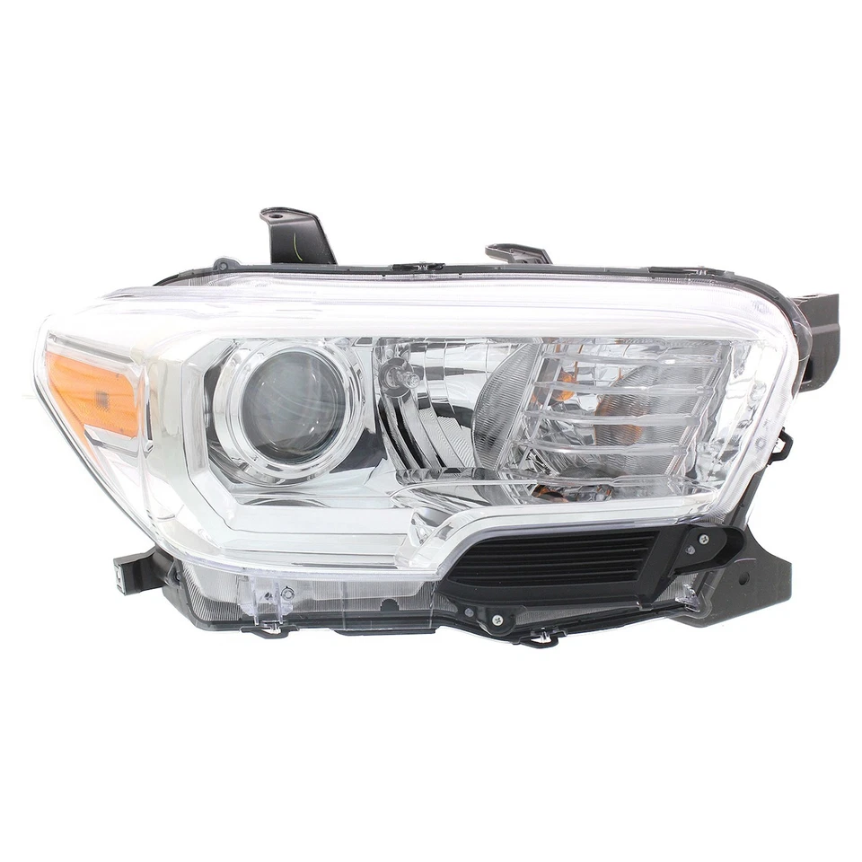 Headlight Kit For 2016-2018 Toyota Tacoma Passenger Side Assy Halogen w Fender Foto 2 de 4