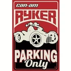 Vintage Can-Am Ryker Parking Only Tin Metal Signs Home Décor Iron Wall Plaque