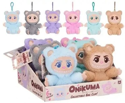 Original Onikuma Clip-On Plüsch Figur - 13cm - Kuscheltier Stofftier - NEU 