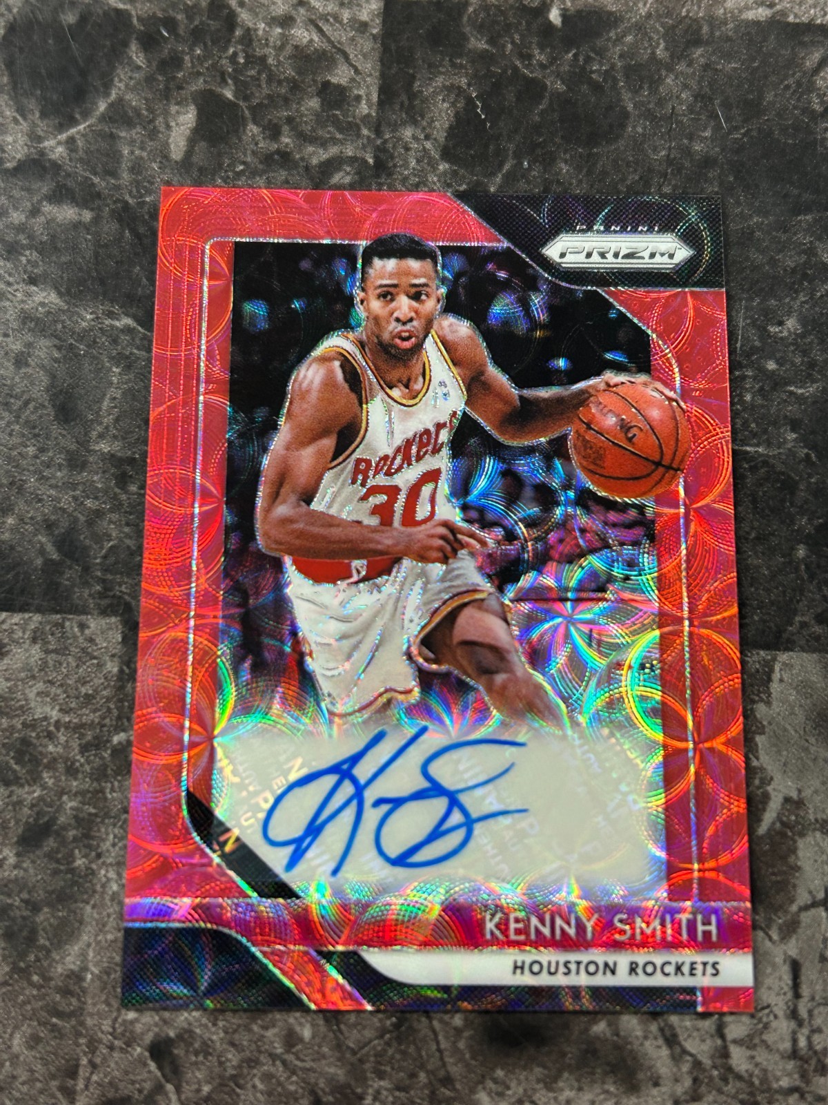 2018-19 Panini Prizm - Signatures Kenny Smith #S-KSM Choice Prizm (AU)  @QK07
