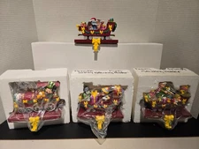 Disney Direct Christmas Stocking Hanger Holder Resin Train Set Décor Vintage 