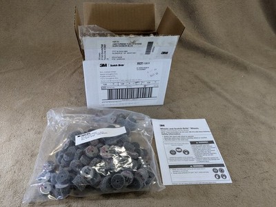 3M Scotch-Brite EXL Unitized Deburring Wheel 3/4 x 1/4 x 1/8 Fine 120PK 13931