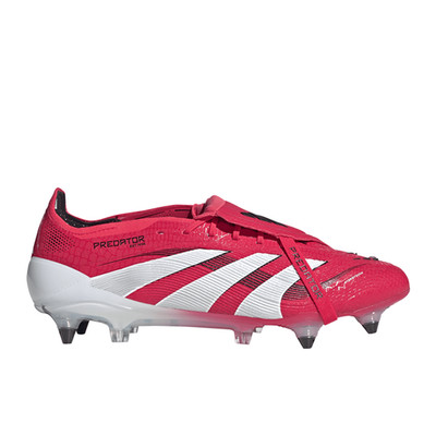 adidas Predator Elite FoldOver Tongue Soft Ground Soccer Cleats Mens Red Sneaker