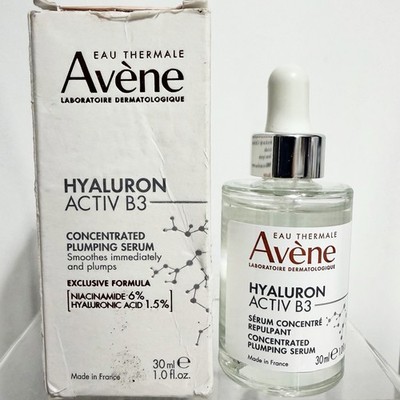 Avene Hyaluron Activ B3 Concentrated Plumping Serum 1 fl. oz. NEW IN BOX 11/2027