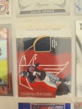 2002 Flair Franchise Favorites Michael Vick Jersey Relic Atlanta Falcons Lot 18