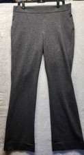 Simply Vera Pants Womens Large Black Grey Bootcut Pull On Office Comfort